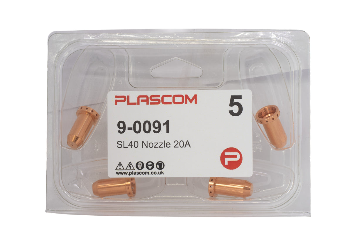 9-0091 - Thermal Dynamics SL40 Nozzle, Drag 20A Pack of 5