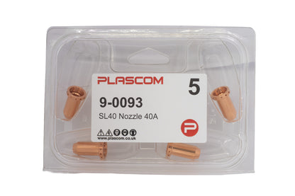 9-0093 - Thermal Dynamics SL40 Nozzle, Drag 40A Pack of 5