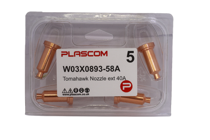 W03X0893-58A - Tomahawk LC105 Nozzle 40A, Extended Pack of 5
