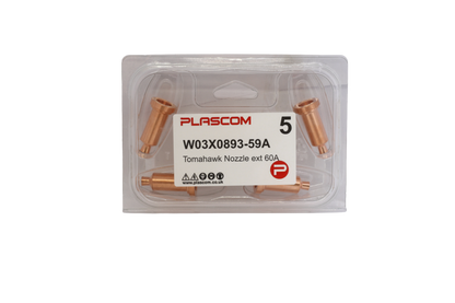 W03X0893-59A - Tomahawk LC105 Nozzle 60A, Extended Pack of 5