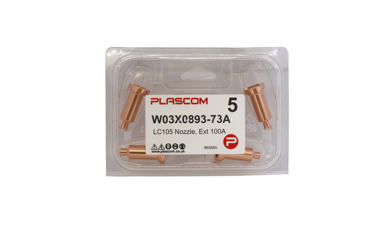 W03X0893-73A - Tomahawk LC105 Nozzle 100A, Extended Pack of 5