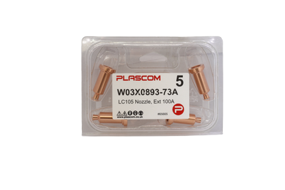 W03X0893-73A - Tomahawk LC105 Nozzle 100A, Extended Pack of 5