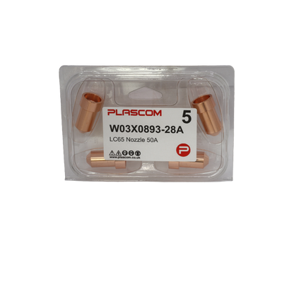 W03X0893-28A (KP2844-3) Tomahawk LC65 Nozzle, Standoff 50A Pack of 5