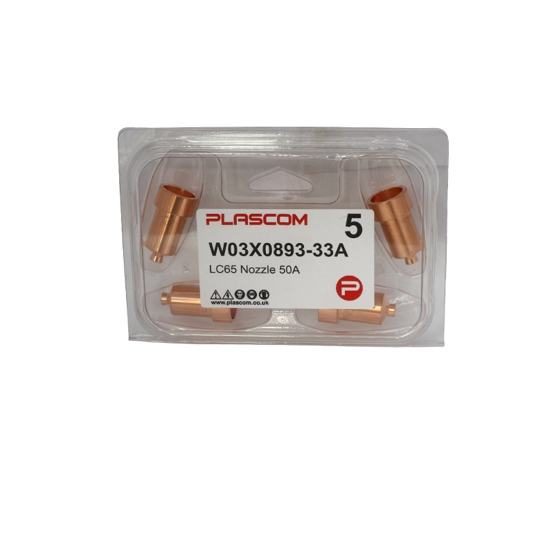 W03X0893-33A - Tomahawk LC65 Nozzle, Shielded 50A Pack of 5